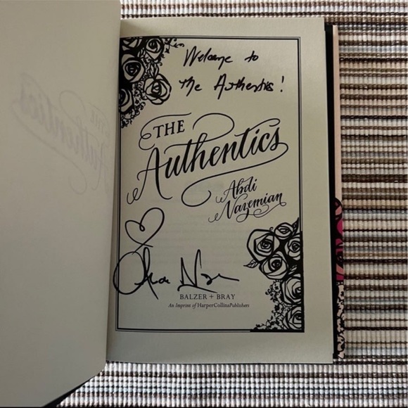 Signed Hardcover Book ~ The Authentics By: Abdi Nazemian ~ Signed by author - Picture 6 of 7